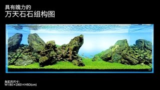 [ADAview] 180cm自然水族风格水草造景万天石石组构图篇