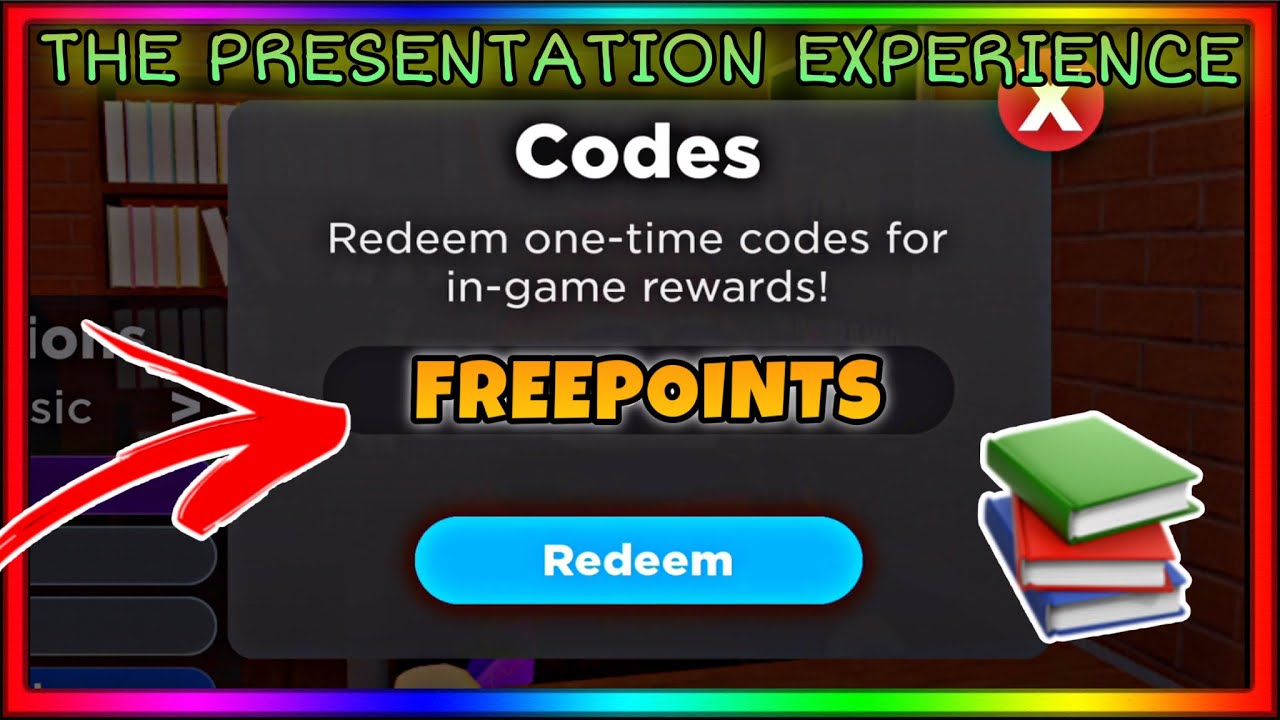 New Codes All New Codes In The Presentation Experience Update Codes