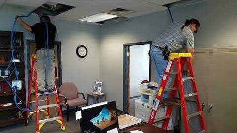 Wired Communications Installs Network Infrastructure with J-Hooks & Conduit to Pull CAT 6 Cabling