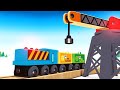 Toy Factory Animal Town - Choo Choo Toy Train cartoon for Toddler - kereta api