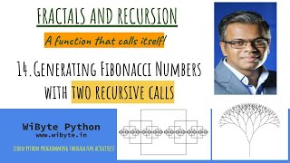 14. Fractals and Recursion: Generating Fibonacci Numbers with two recursive calls