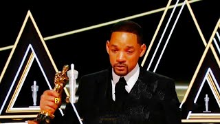 Will Smith se puso a llorar y pidió perdón, después de que se sacó y le pegó en vivo a Chris Rock