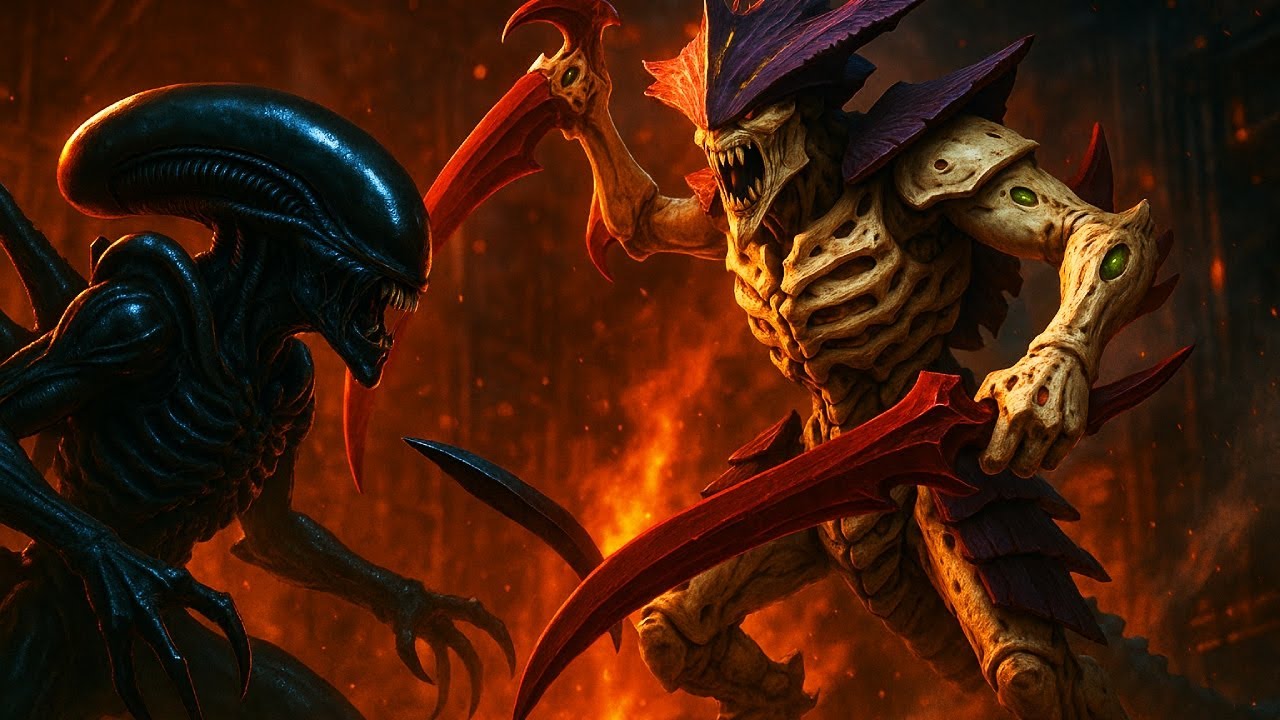 What If The Tyranids Invaded The Alien Universe?