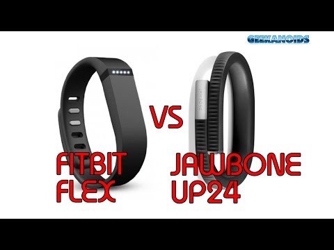 Fitbit Flex vs Jawbone UP24 - Fitness Trackers