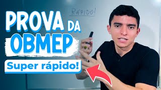 Como fazer uma prova da obmep MUITO MAIS RÁPIDO