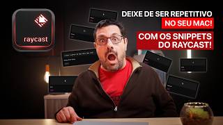 Como Uso Os Snippets No Raycast
