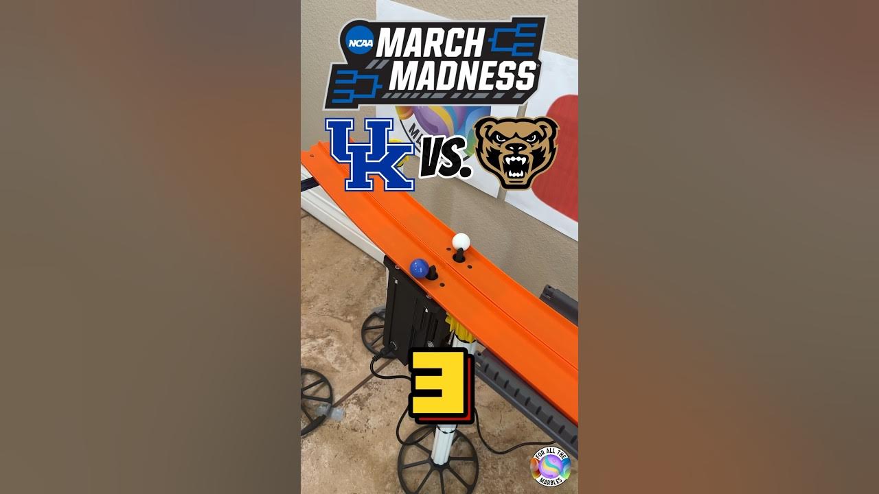 MARCH MADNESS! Marbles Predict Winner of Kentucky vs. Oakland 🏀 