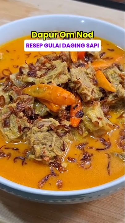 BEEF GULAI RECIPE #cooking #beefgulai #beefrecipe
