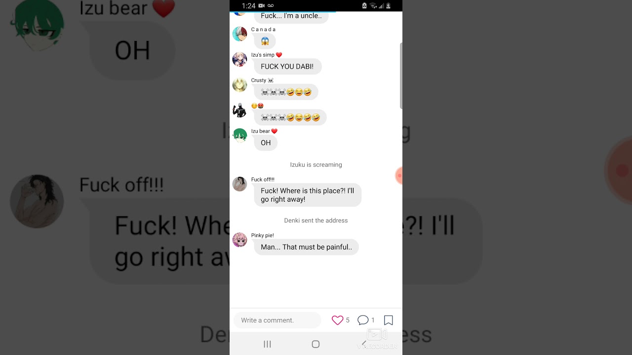 BNHA skit- Game of life (DabiDeku)