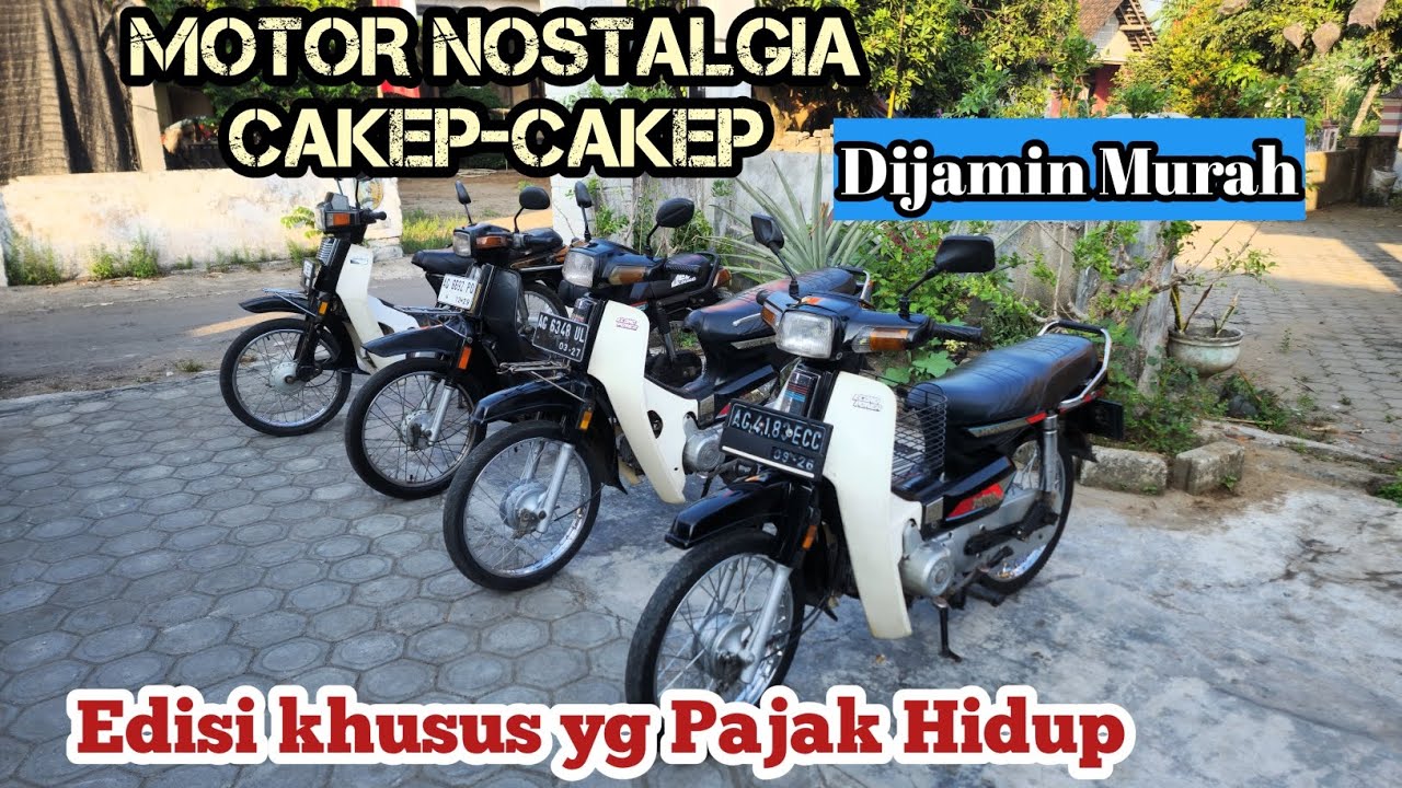 HARGA TERMURAH SEMUA ANEKA MOTOR KLASIK CAKEP SEMUA PAJAK HIDUP ❗️ WA 083111189985 📲