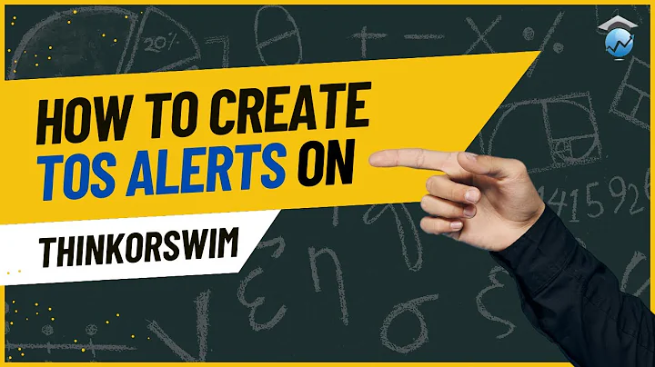 TOS Alerts - How To Create Alerts On ThinkorSwim