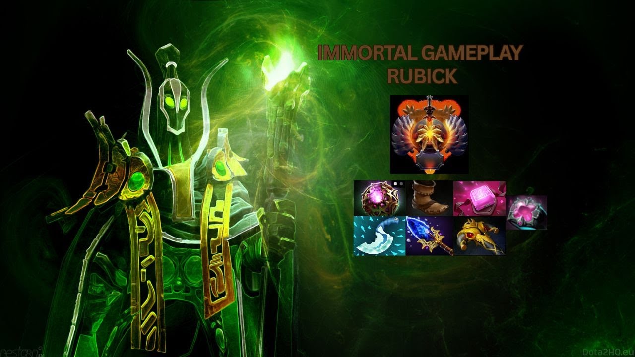DOTA2!!! Rubick MID Immortal Gameplay
