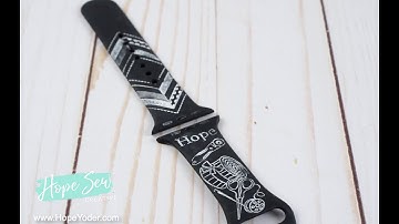 Glowforge Centering Watchbands by Hope Yoder