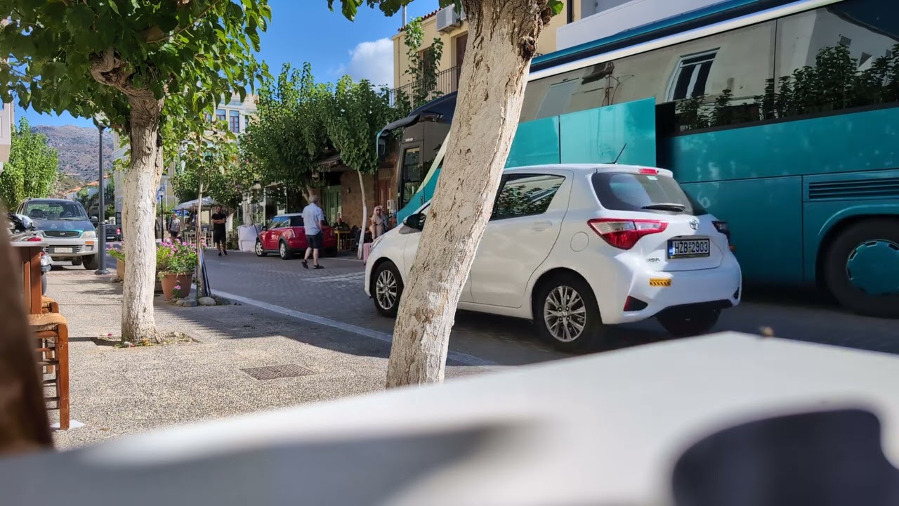 6 minutes scene Paleochora Crete bus station
