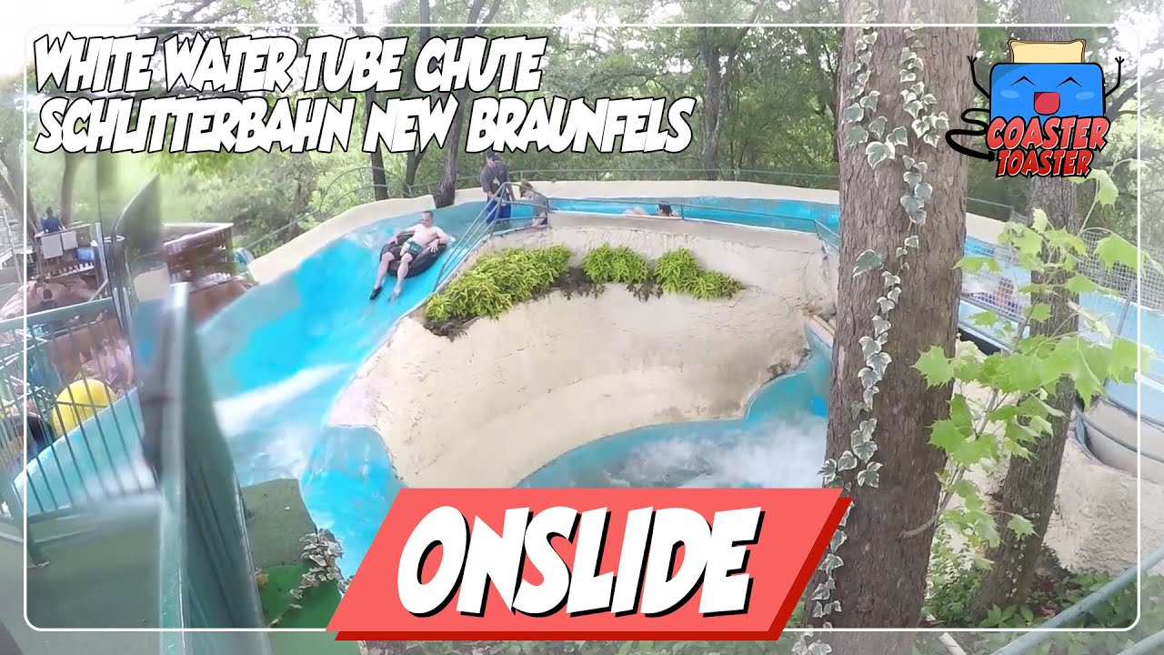 White Water Tube Chute Schlitterbahn New Braunfels Tube Chute POV