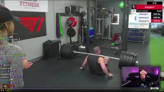 Destiny Cringing At Tyler1 Failing A Squat Max