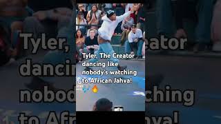 Tyler the creator dancing like nobody’s watching to African Jahva! 🎶🔥 #nba #sports #housemusic