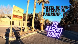 #NevadaTresureRVResort Tour Pahrump, Nevada