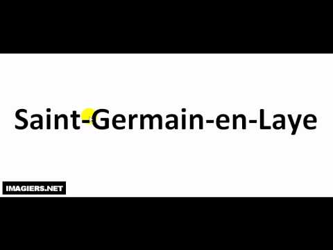 Wie Man Französisch Ausspricht # Saint Germain En Laye