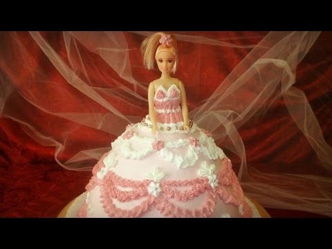 Le torte di Linda - Torta di compleanno di Barbie In questi giorni c'è  stato il compleanno della mia Principessa e per i 7 anni la torta migliore  è con la Barbie!