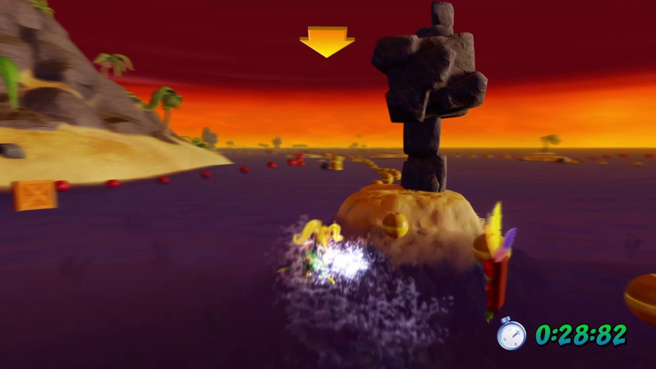 Crash Bandicoot 3 26 Ski Crazed Platinum Relic Reliquia Platino