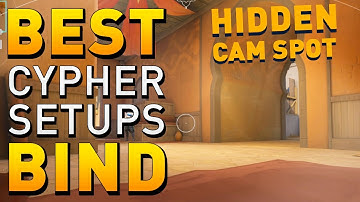 VALORANT - BEST Cypher Camera Spots & Setups for BIND
