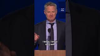 Den State Warriors Coach Steve Kerr Quotes Steph Curry At The Dnc