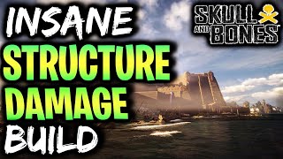 *WOW* INSANE FORT STRUCTURE DESTROYER BUILD in Skull and Bones