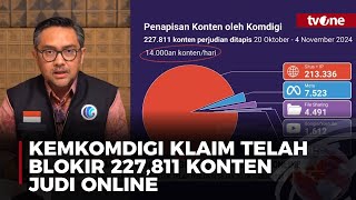 Komdigi Blokir Ratusan Ribu Konten Judi Online | tvOne