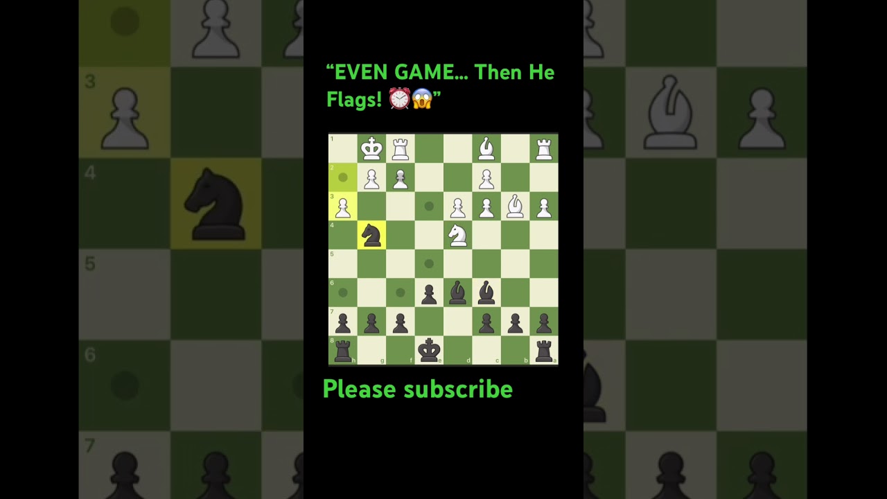 ⏳🔥 INTENSE Chess Battle Ends in SHOCKING Time Loss!! 🥵♟️