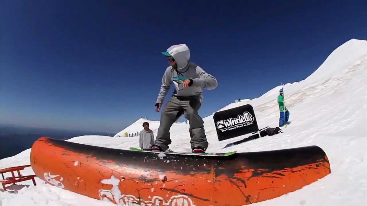 Justin Norman, (Jnorm), at Windells Snowboarding Camp Mt hood YouTube