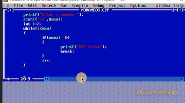 C Unit8 Q2 : Prime Number Logic Implementation in Turbo C | C Programming Tutorial