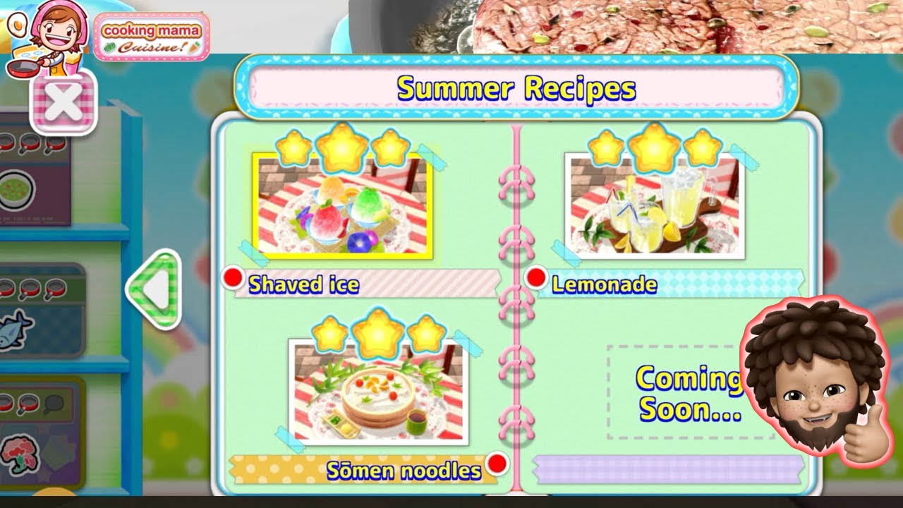 Cooking Mama Cuisine! Summer Recipes (2023 August update) YouTube