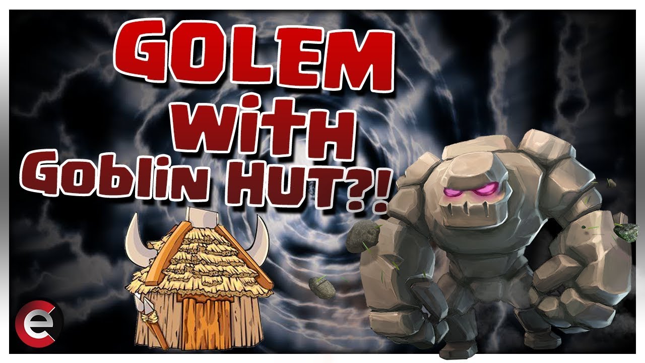 Golem Goblin Hut madness! Amazing new deck! Clash Royale - YouTube - Goblin Hut Deck Clash Royale