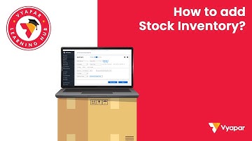 How to Add Stock Inventory? II DESKTOP