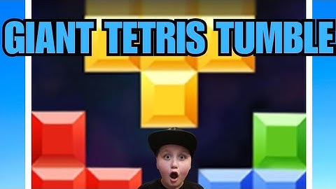 HUGE Tetris Tumble XL Game Unboxing and Set Up!!!