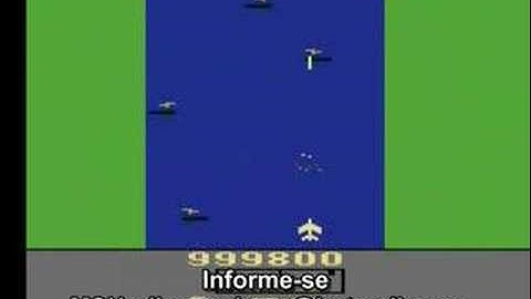 Final do River Raid - ATARI