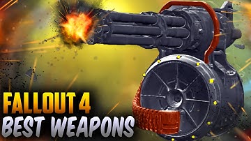 Fallout 4 Best Weapons - Explosive Minigun Most Overpowered Weapon (Fallout 4 Rare Weapons)
