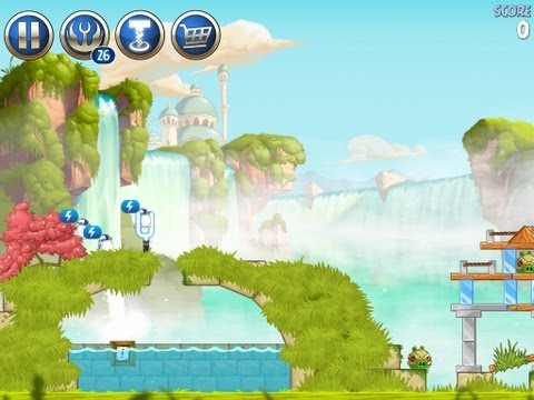 Angry Birds Star Wars 2 Bonus Level B1-S2 Naboo Invasion 3 star Walkthrough