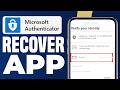 How To Recover Microsoft Authenticator App | Step By Step