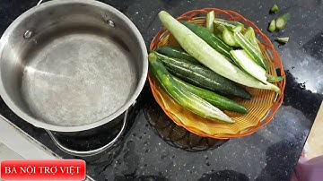 LUỘC LẶC LÈ XANH NGON TUYỆT