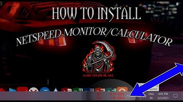 HOW TO INSTALL NETSPEED MONITOR/CALCULATOR IN WINDOWS 7,8.1,10 IN HINDI