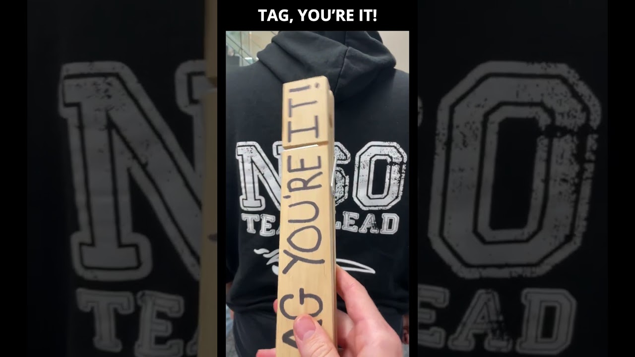 Tag You’re It! Surprising Student Leaders with a Giant Clothespin