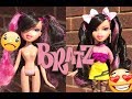 Bratz Kina Transformation / How To Fix Really Bad Nylon Hair! | AzDoesMakeUp!