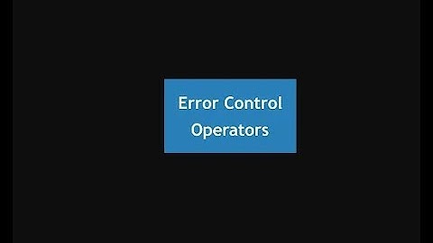 تعلم PHP  باللغة العربية الحلقة الخامسة عشر   Error Control Operator - حلقة 17