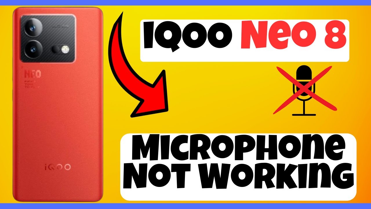 iQOO Neo 8 Microphone Not Working || How to solve microphone issues || Microphone problem
