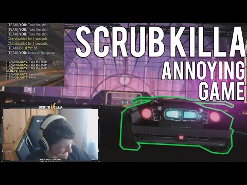 Scrub Killa Annoying Game 2 | Rocket League Rage