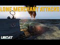 UBOAT Gameplay - Lone Merchant Attacks