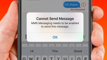 Cannot Send Message MMS Messaging Needs to be Enabled to Send This Message | iPhone