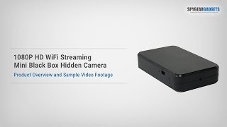 SpygearGadgets Product Overview Review - 1080P HD WiFi Pro Grade Mini Black Box Hidden Spy Camera